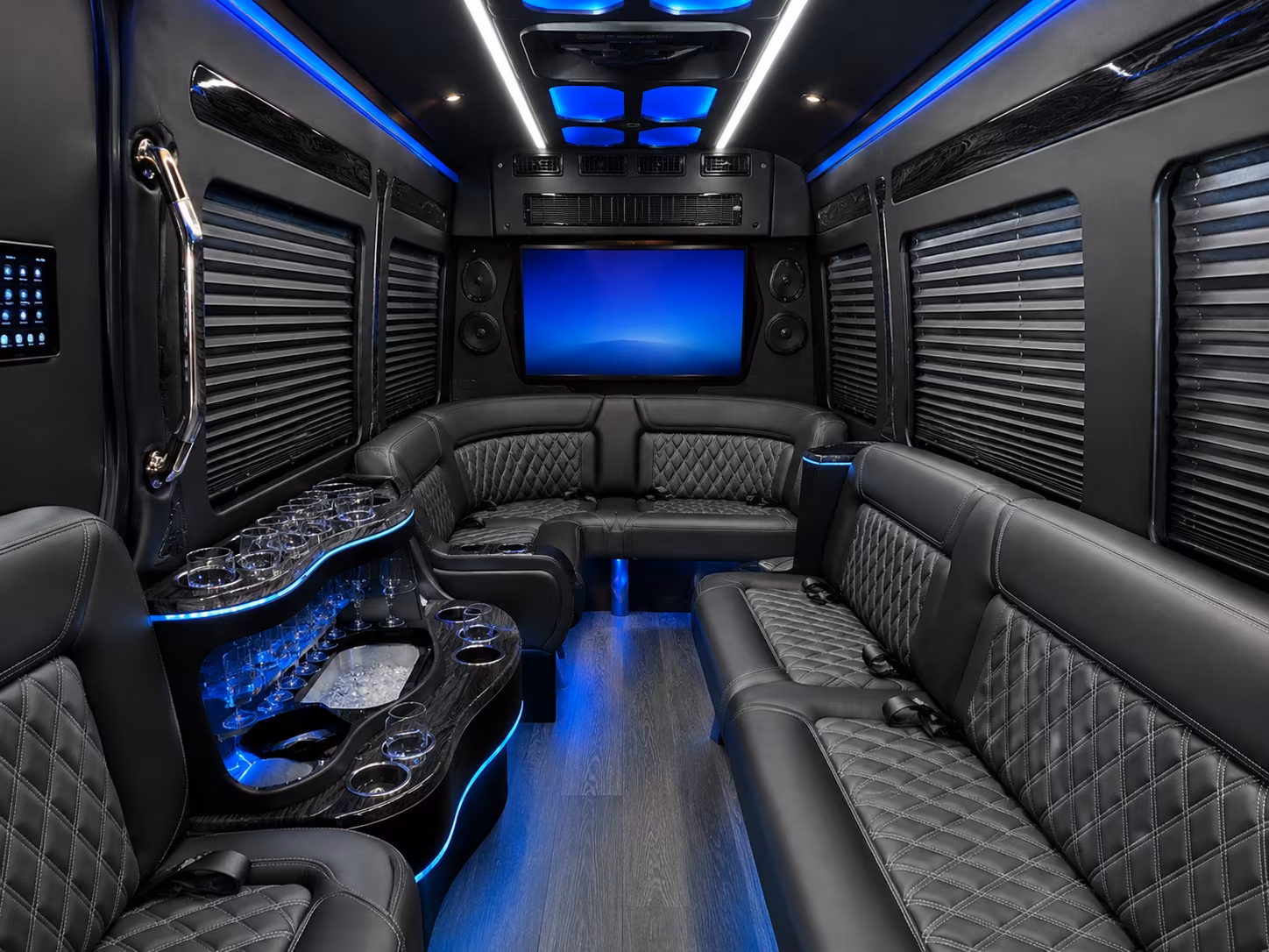 albany sprinter limousine inside